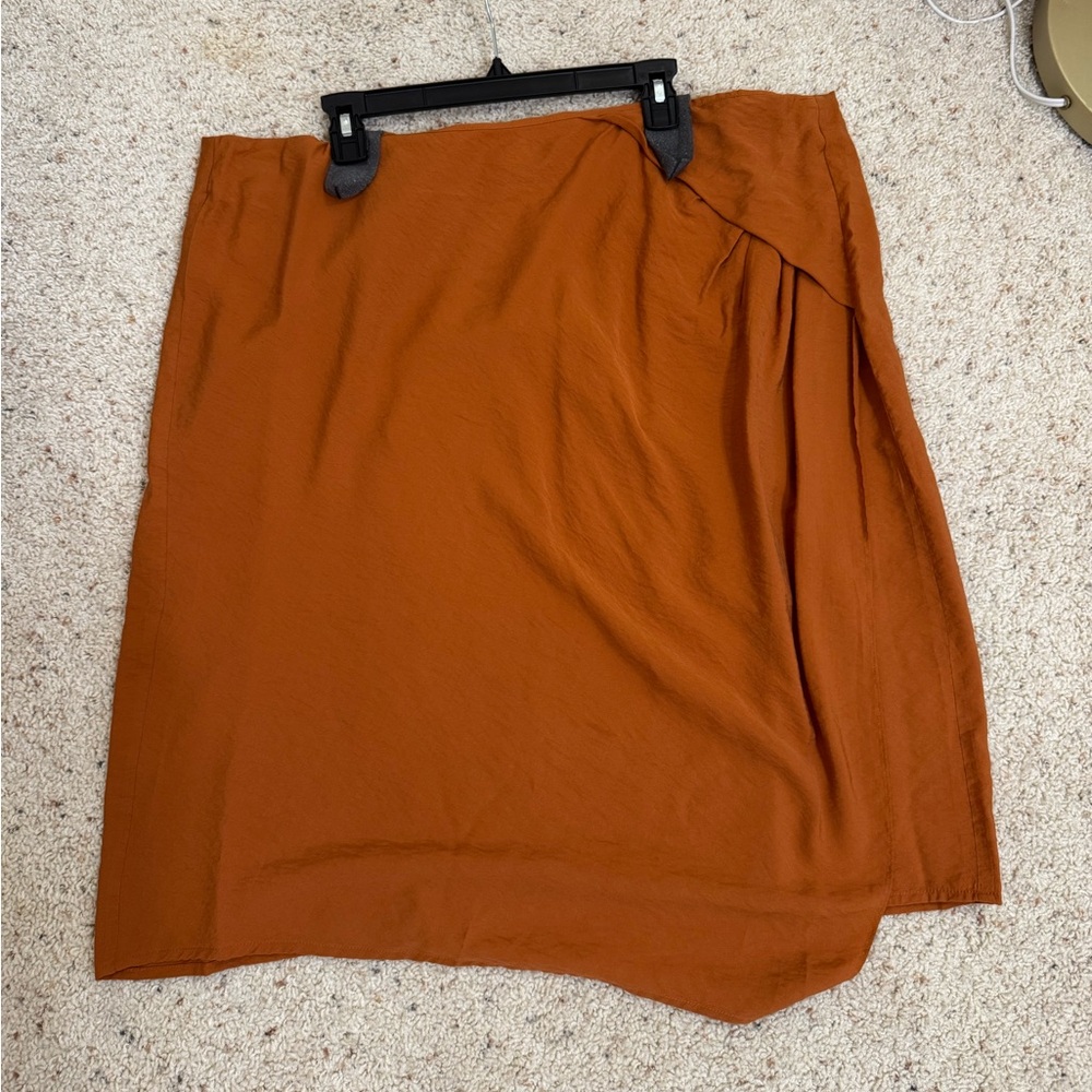 Vince Terracotta Mini Skirt